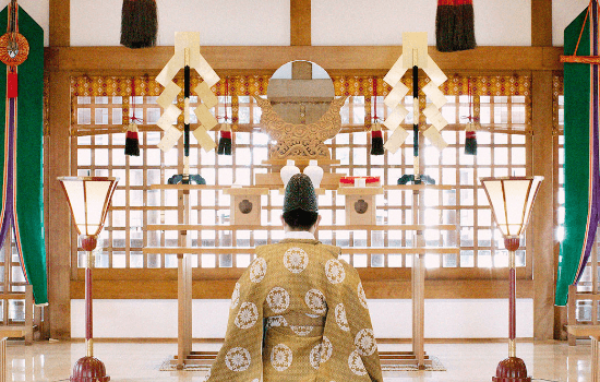 厄除祈祷の写真